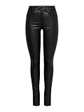 ONLY Onlroyal HW SK Rock Coated PIM Noos Vaqueros Skinny, Gris (Black), W27/L32 (Talla del Fabricante: Small) para Mujer