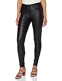 ONLY Onlanne Mid Coated Skinny Fit Jeans, Black, 29W / 34L para Mujer