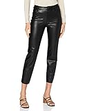 Only Onlemily Hw St Ank Faux Leather Pnt Noos, Pantalón Mujer, Black, S