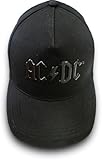 Fashion UK ACDC Gorra Snapback Shiny Black Logo