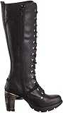 New Rock M.tr005-s1, Botas de Motorista Mujer, Negro, 37 EU