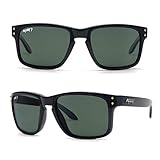 Myway Gafas de sol de lujo con lentes de vidrio para hombres y mujeres, accesorios para correr, pesca, golf, W. Opción de gafas de sol polarizadas, Lente de plástico polarizado verde