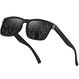 Farrobor Gafas de Sol Hombre Polarizadas Clásicas Gafas de Sol Cuadradas Lentes de sol Hombre y Mujer Conducir Correr Protección UV400