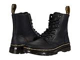 Dr. Martens 8 Eye Boot, Botas de Combate Unisex Adulto, Black Wyoming, 43 EU