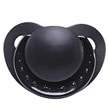 Littleforbig Smallshield - Chupete para adulto, color negro
