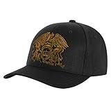 Rock Off Queen Gorra de béisbol Unisex. Escudo clásico Dorado