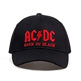 DGFB Nuevo AC/DC Banda Gorra De Béisbol Rock Hip Hop Cap para Hombre ACDC Snapback Sombrero Carta De Bordado Casual DJ Rock Papá Sombrero