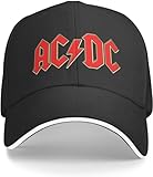 Gorra De Béisbol Hiphop Sombrero para El Sol AC-DC Gorras De Béisbol Pesadas Populares Música Rock Sandwich Sombreros Estilo Unisex Sombrero Ajustable para Papá Regalo Al Aire Libre