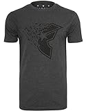 Famous Stars and Straps Camiseta Blasted para Hombre, Hombre, Camiseta, FA046, Charcoal, XX-Large