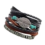 DEARMAMY 3 Piezas pulsera sencilla mujer for women Brazalete ajustable mujer tejida muñequera chian muñeca de cuero chian pulsera de cuero mujer