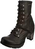 New Rock M.TR001-S1 - Botas de Cuero para Mujer, Color Negro, Talla 37