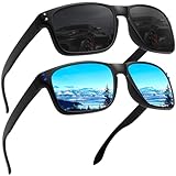 LEDING&BEST Gafas de sol Polarizadas Para Hombre Mujer/Gafas casuales Golf pesca Deportes al aire libre con protección UV marco TR90 Gafas de sol