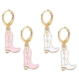 2 Pares De Pendientes Para Bota, Accesorios De Vaquera Para Mujer, Accesorios De Vaquero, Pendientes Para Bota De Vaquero, Pendientes Para Bota Occidental De Vaquera