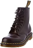 Dr. Martens 1460, Amphibians Unisex Adulto, Burgundy Smooth, 39 EU