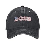 Bruce Bandera de EE. UU. Gorra de béisbol Springsteen Denim Vintage Desgastado Heartland Rock Sun Cap Unisex Outdoor Running Golf Caps Sombrero, para Todas Las Estaciones