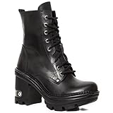New Rock Neotyre Negro Mujer Botas Negro EU39 Piel