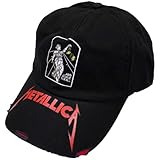 Rock Off officially licensed products Metallica and Justice for All Tombstone - Gorra ajustable, color negro, Negro -, talla única