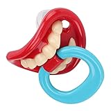 Divertido chupete de silicona anti-off para bebés (1 mango de tracción)