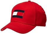 Tommy Hilfiger Big Flag Cap Gorra de béisbol, Haute Red, Talla única (Talla del Fabricante: OS) para Hombre