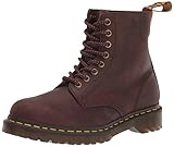 Dr. Martens 1460 Pascal, Amphibians Hombre, Chestnut Brown Waxed Full Grain, 43 EU