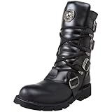 New Rock M 1473 S1, Botas de Motociclistas Unisex para Adulto, Negro Itali Negro Nomada Negro Planin, 40 EU