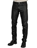 Roleff Pantalón de Cuero Racewear, Negro, 46