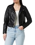 Vero Moda Vmkerriultra Short Coated Jacket Noos, Chaqueta Mujer, Negro (Black Black), M