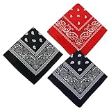 tiyiyok 3 Piezas Bandana Hombre y Mujer, Multifuncional Pañuelos Cabeza, Bandana Deporte, Pañuelo Cara Elástico, Transpirable, Cuello para Moteros, Pesca Accesorios, Calva Disfraz