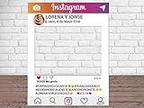 Photocall Instagram Personalizado Eventos o Celebraciones puntuales | Medidas 100x80cm | Ventanas Troqueladas | Photocall Divertido | Atrezzos.