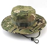 Boonie Hat,Sombrero de Cubo Protección Solar CP Camuflaje Cubo Sombrero para la Pesca Al Aire Libre Camping Ciclismo Caza Golf Senderismo Hombres y Mujeres