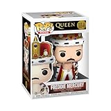 Funko POP! Rocks: Freddie Mercury King Collectible Toy - Reina - Figuras Miniaturas Coleccionables Para Exhibición - Idea De Regalo - Mercancía Oficial - Juguetes Para Niños Y Adultos - Fans De Music