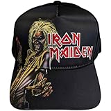 Rock Off officially licensed products Iron Maiden Killers - Gorra de béisbol con cierre a presión, talla única, color negro, Negro -, talla única