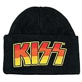 Amplified Kiss - Gorro clásico con logotipo negro