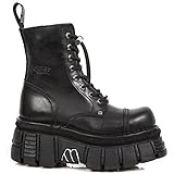 New Rock Combat Boots Unisexo Botas Plataforma - 36 EU
