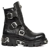 New Rock M-1482X-S1, Botas Motardas Unisex Adulto, Noir Black, 44 EU
