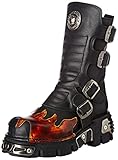 New Rock M-591X-S1, Botas Motardas Unisex Adulto, Negro, 44 EU